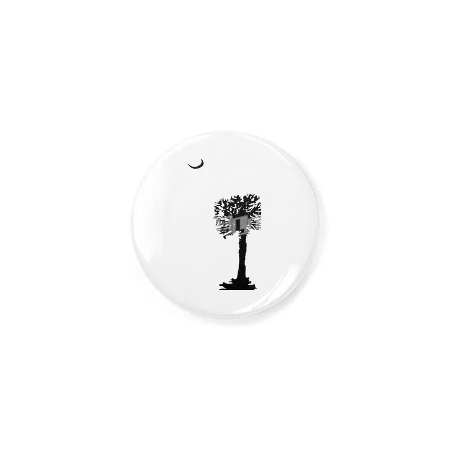 SC Palmetto Tree in Black Rozet
