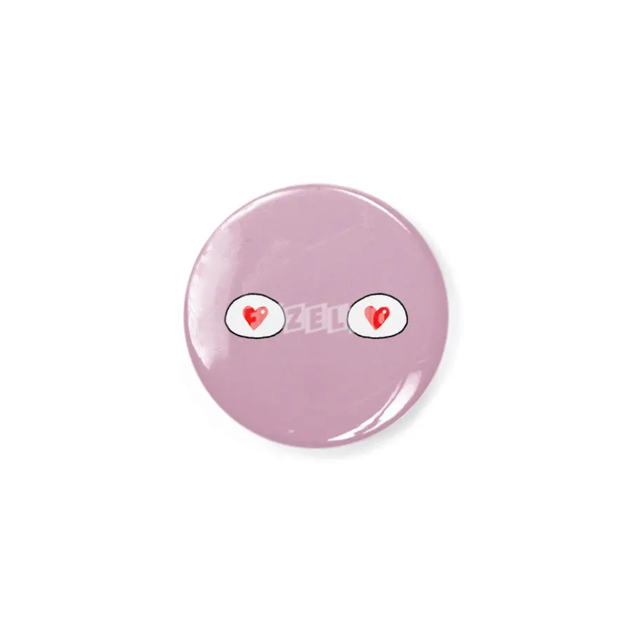 Cartoon Eyes - Hearts Rozet
