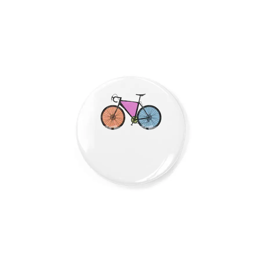 Cyclocross Bicycle Halftone Rozet