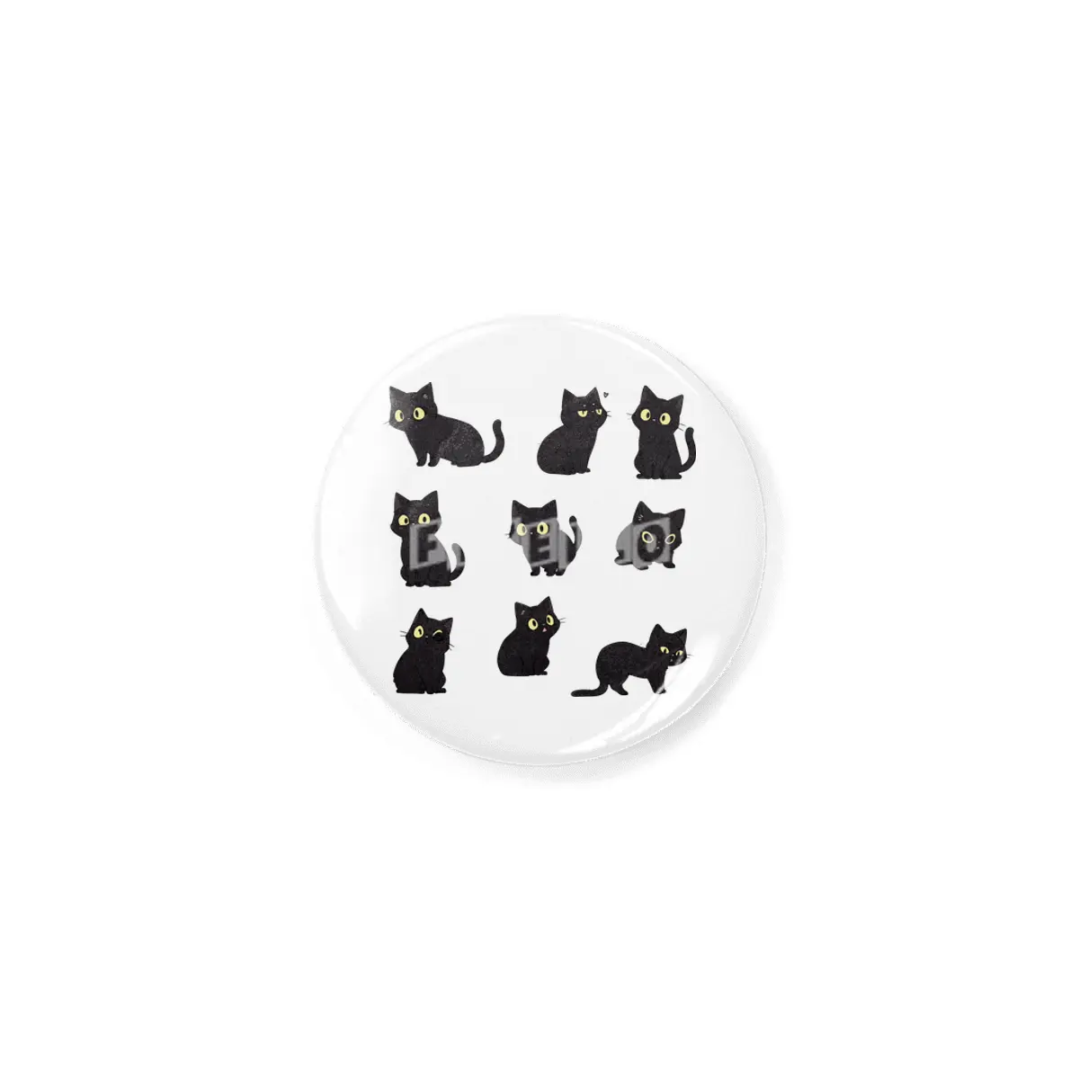 Cute Black Cat Rozet