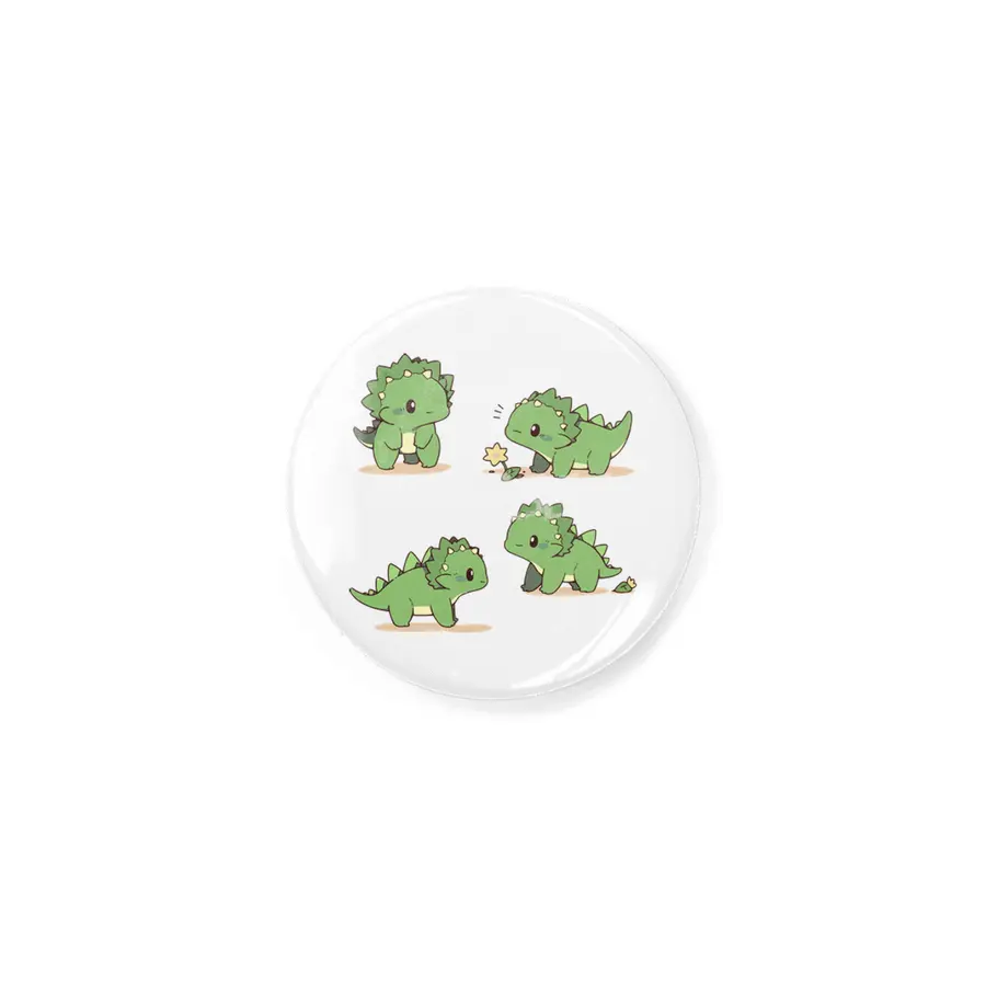 Cute Dinosaurs Rozet
