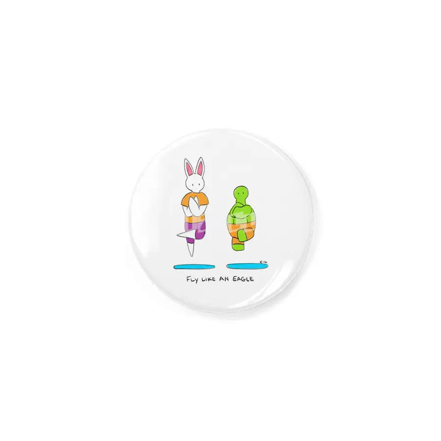 Bunny Daze Yoga - Fly Like An Eagle Rozet