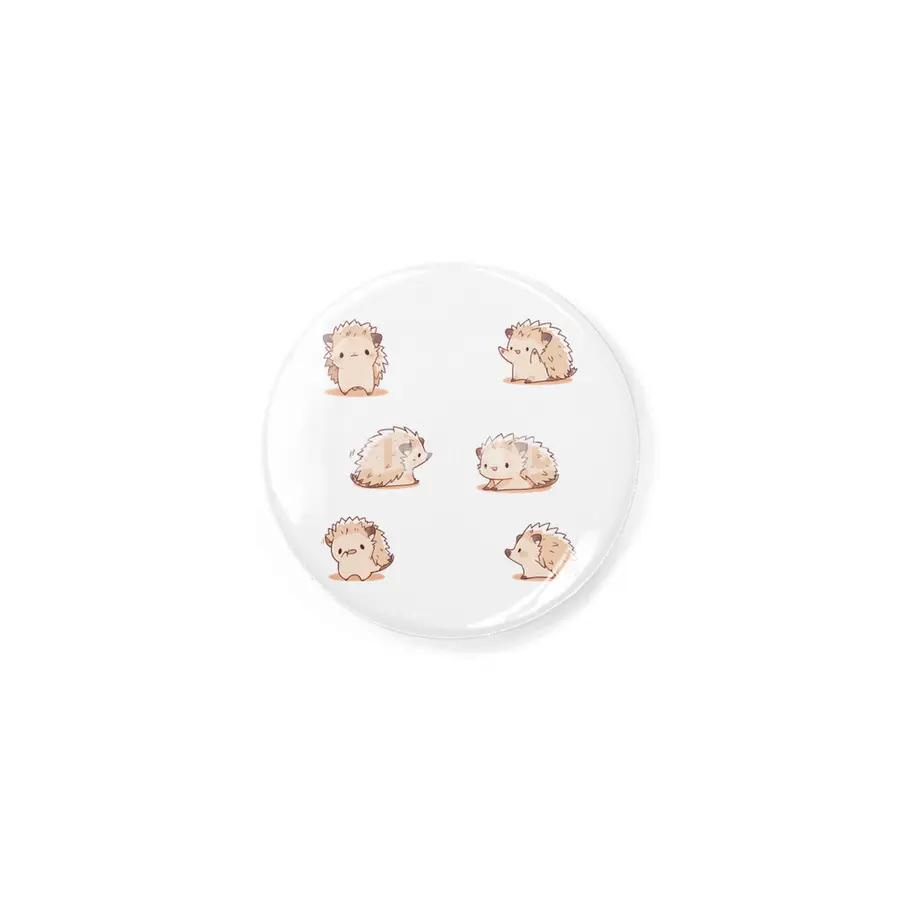 Cute Hedgehog Rozet