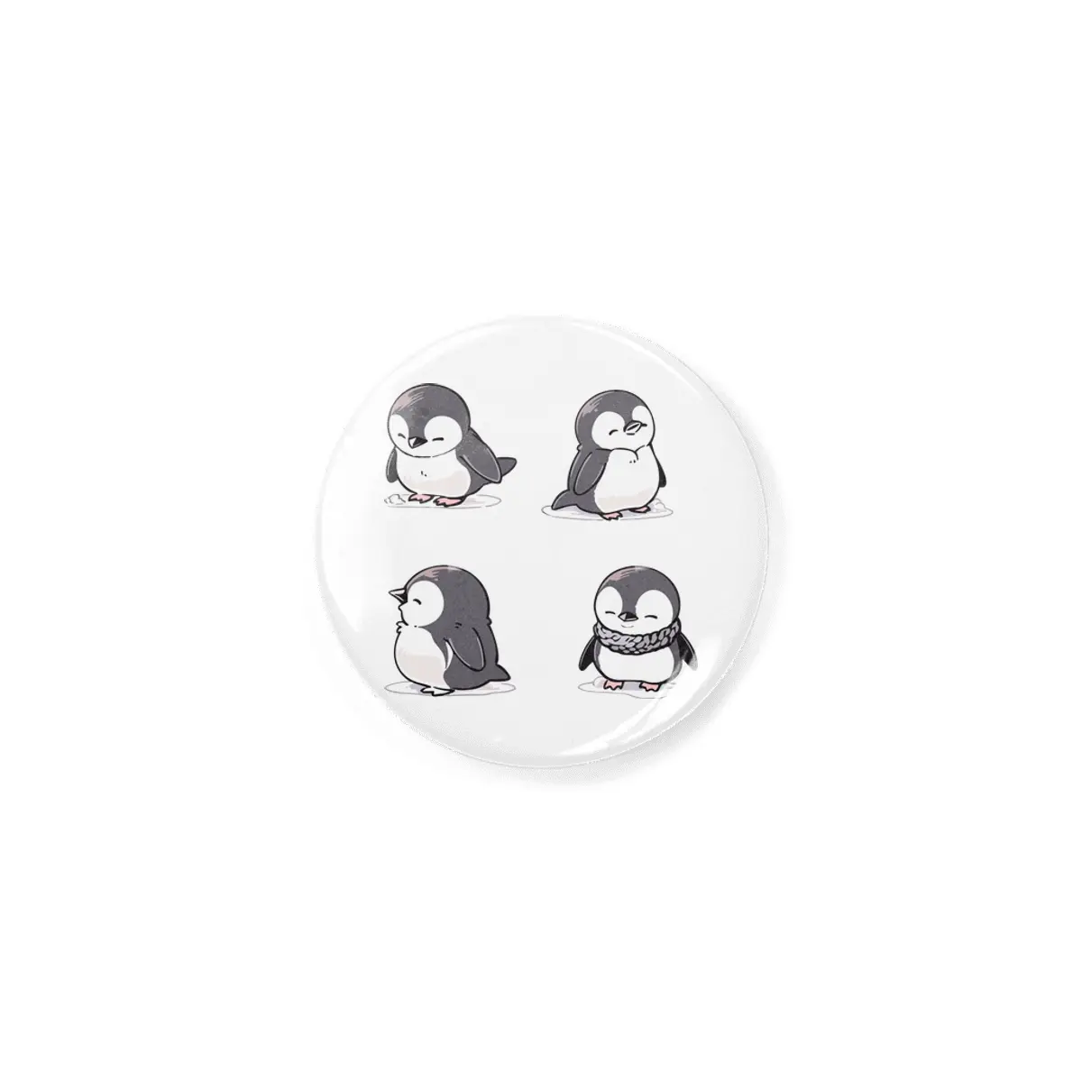 Cute Penguin Rozet