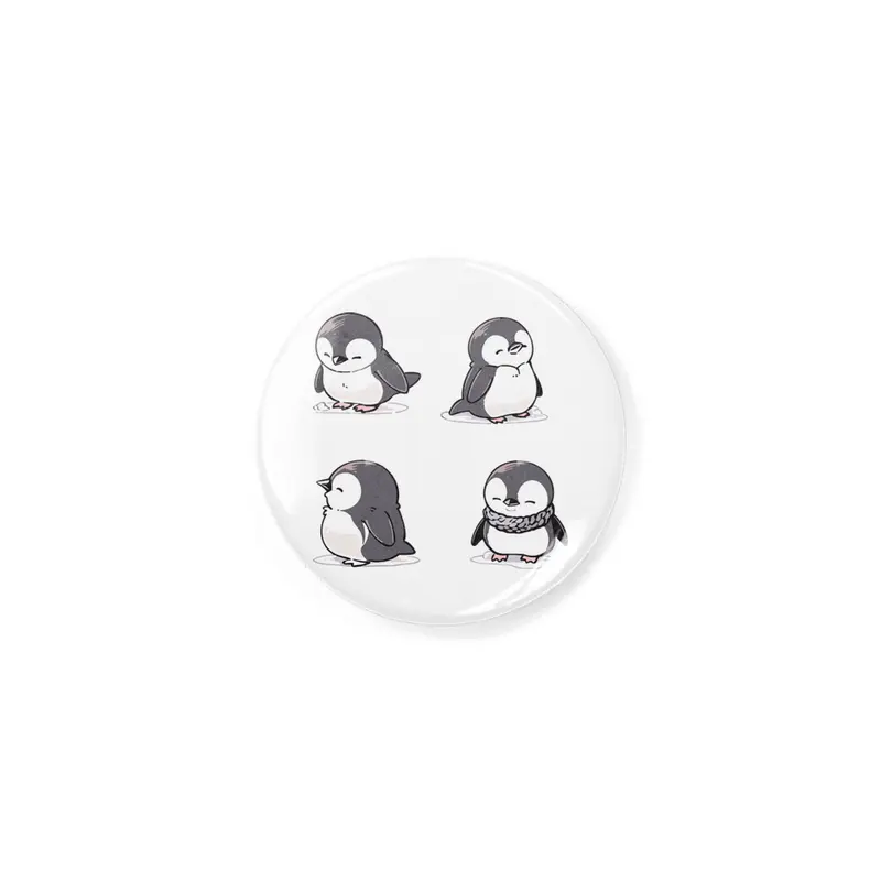 Cute Penguin Rozet