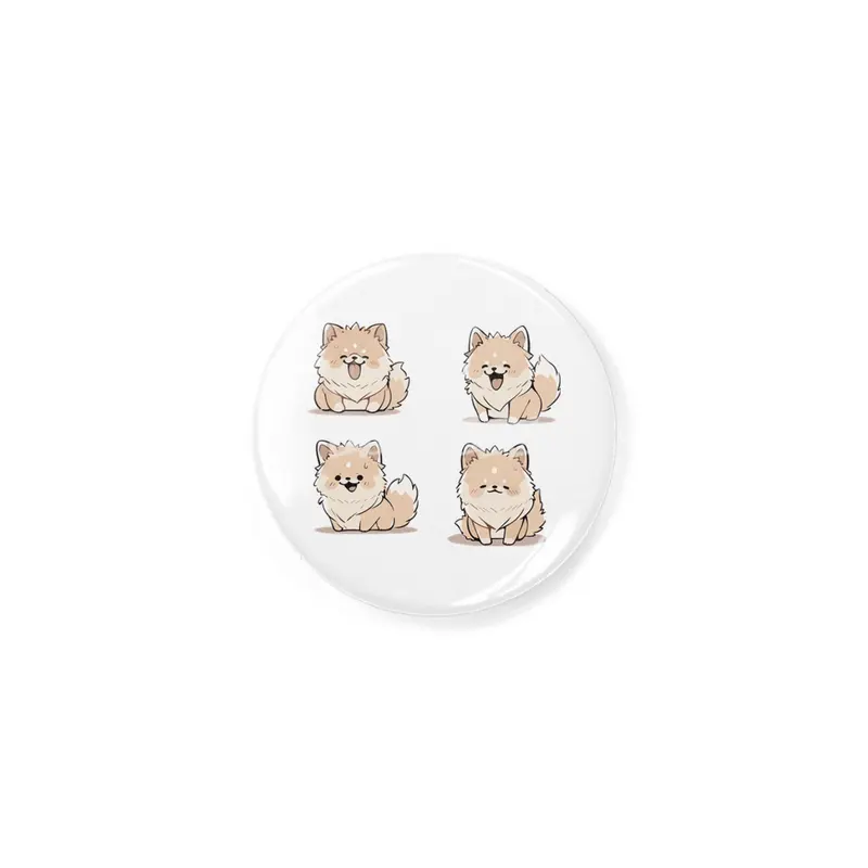 Cute Pomeranian Dog Rozet