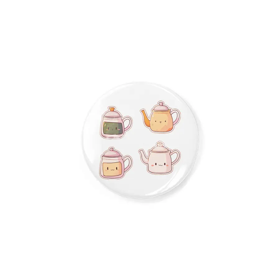Cute Tea Kettle Rozet