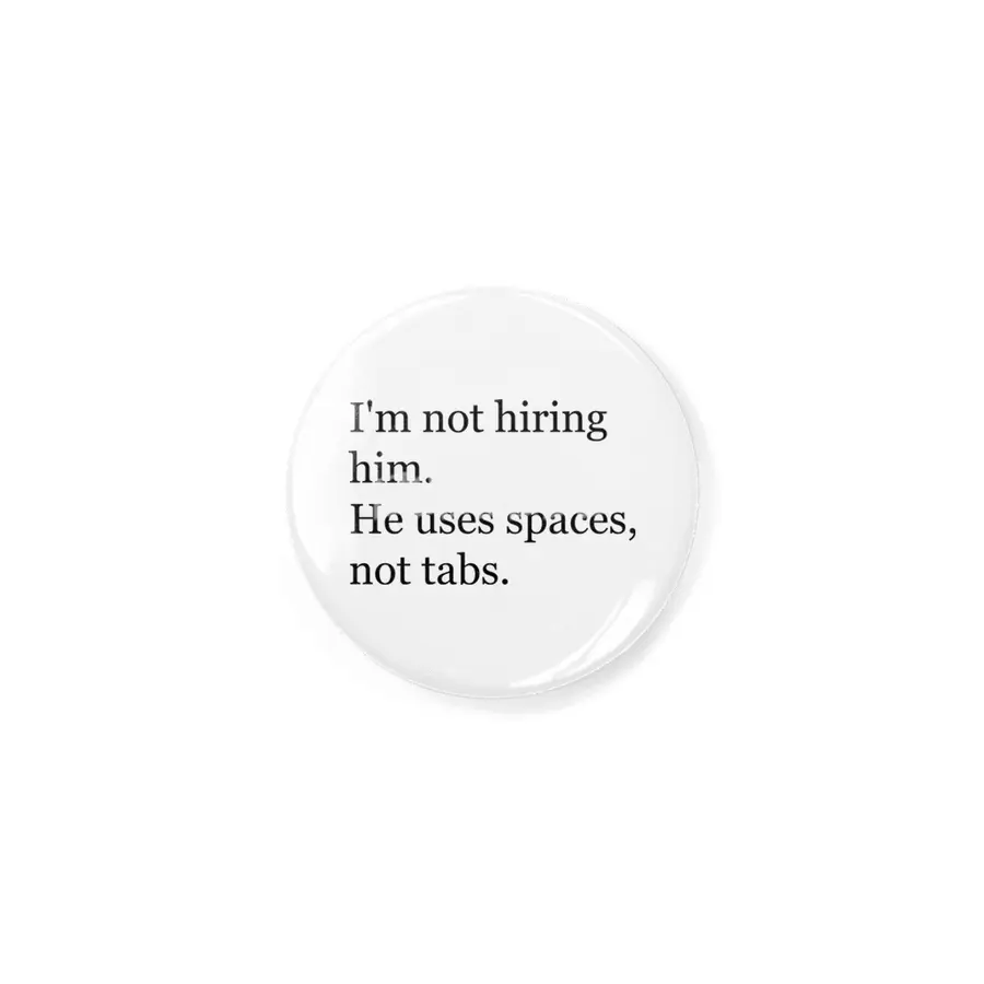 Tabs over spaces / Silicon Valley Rozet