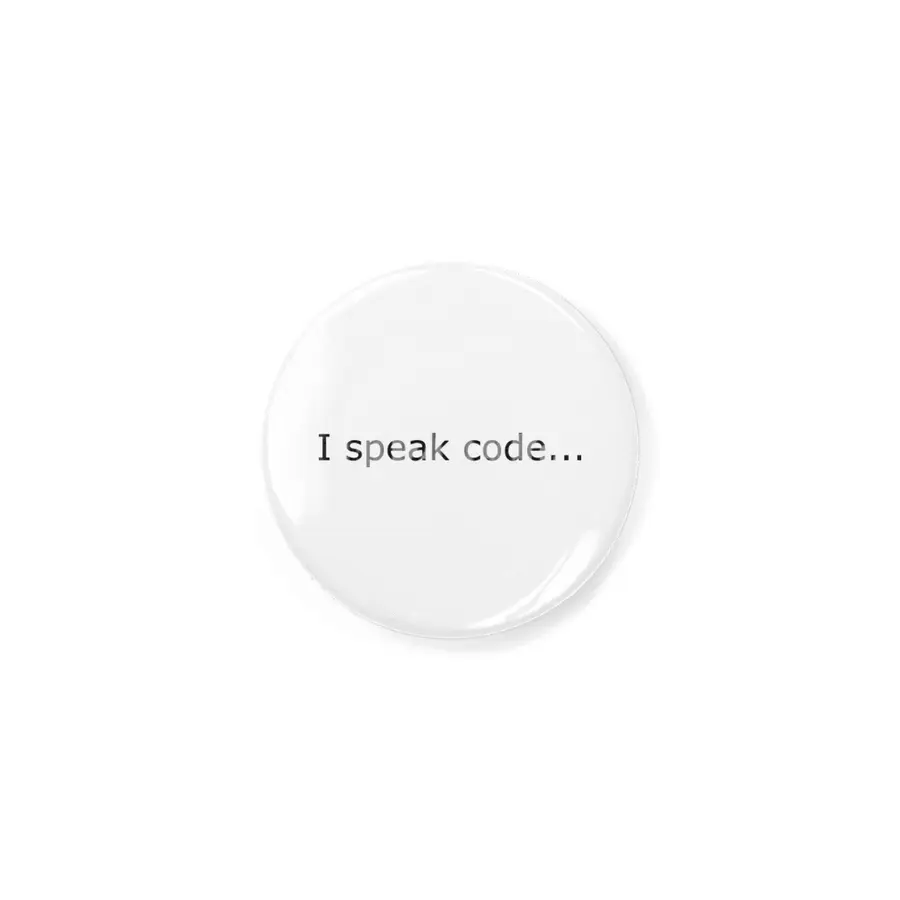 I Speak Code Rozet