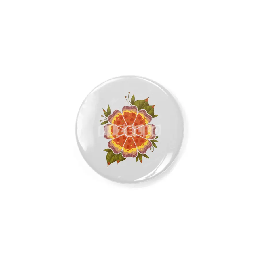 Pizza Flower Rozet