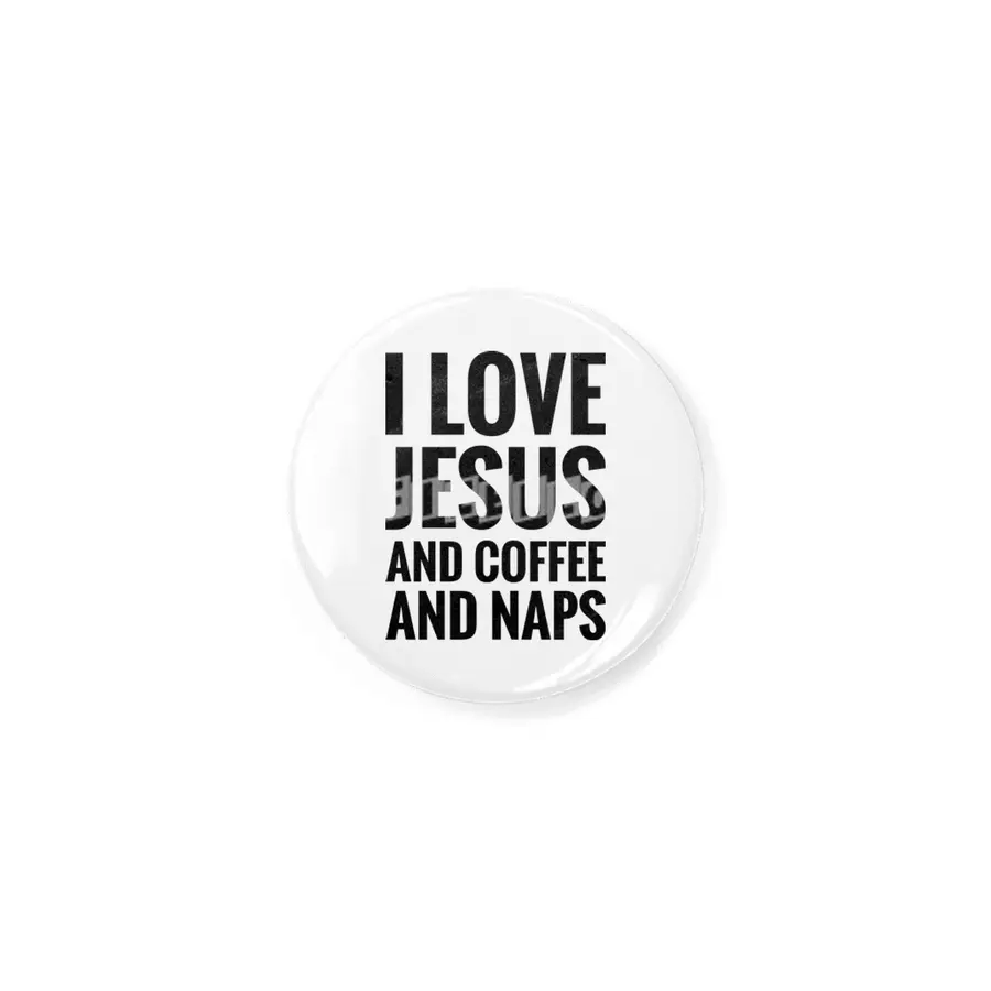 Jesus, Coffee & Naps Rozet