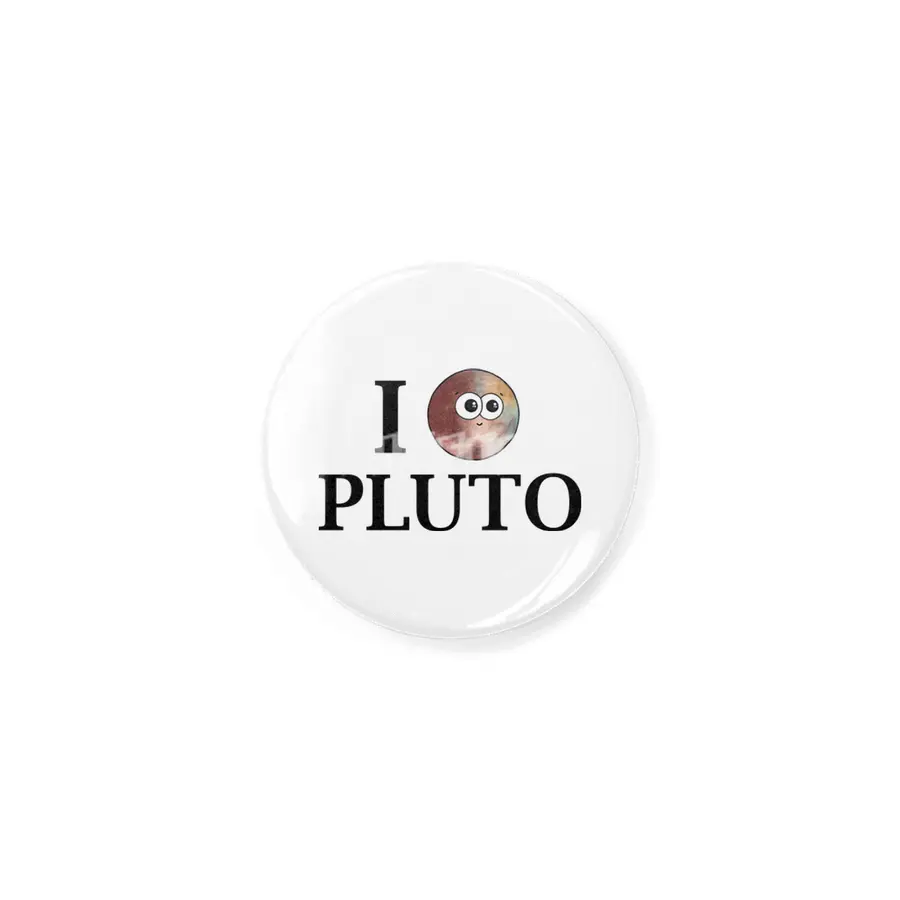 I Heart Pluto Rozet