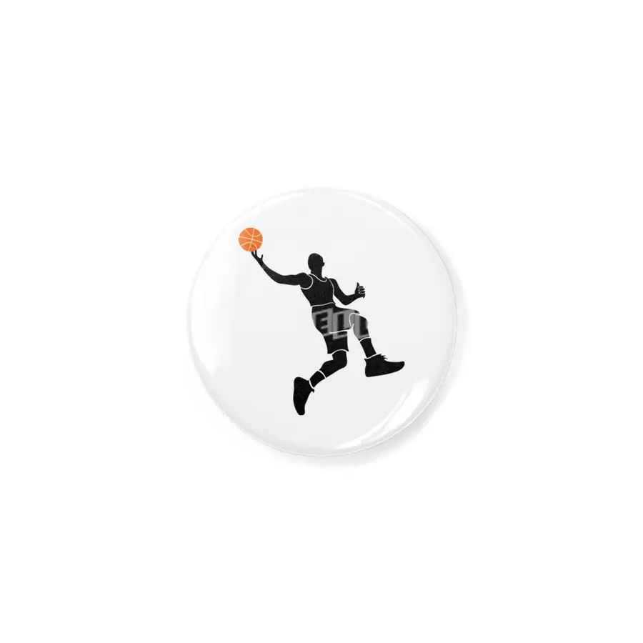 Basketball Player Silhouette Rozet