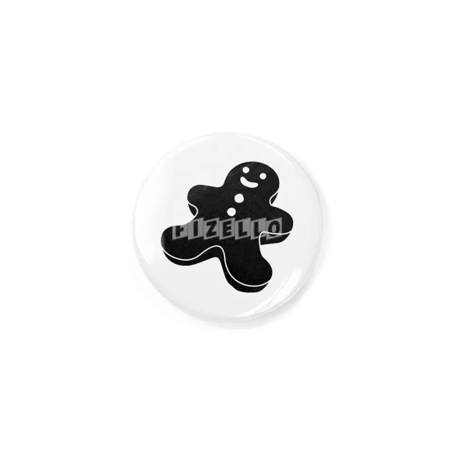 Cookie Man Silhouette Rozet