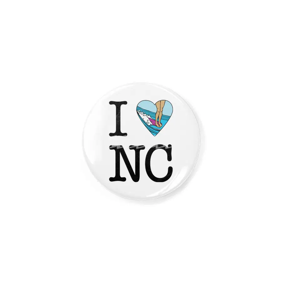 I Surf North Carolina Rozet
