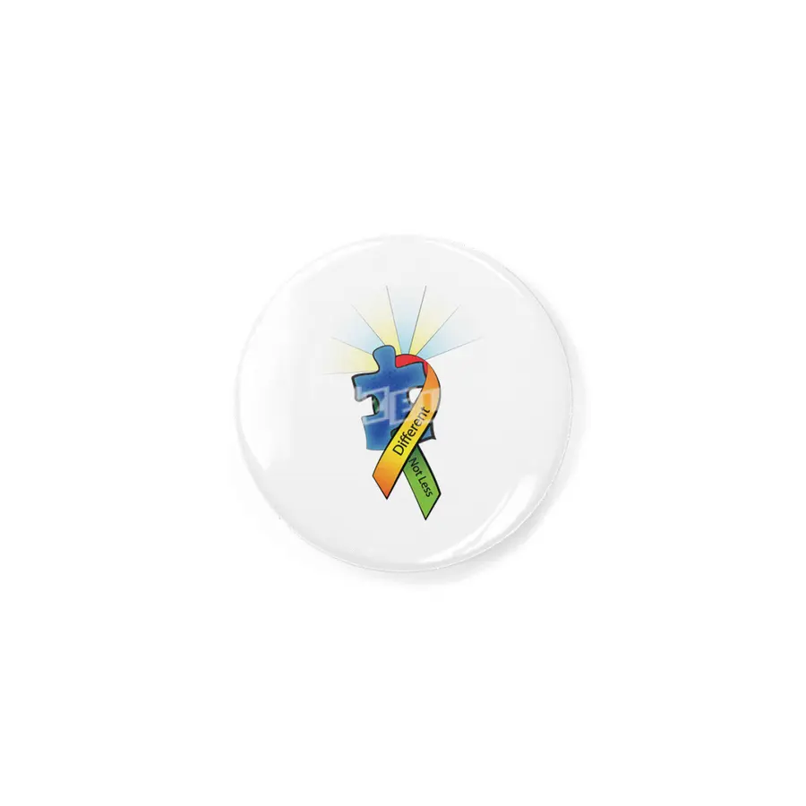Autism Ribbon with Puzzle Peace Rozet