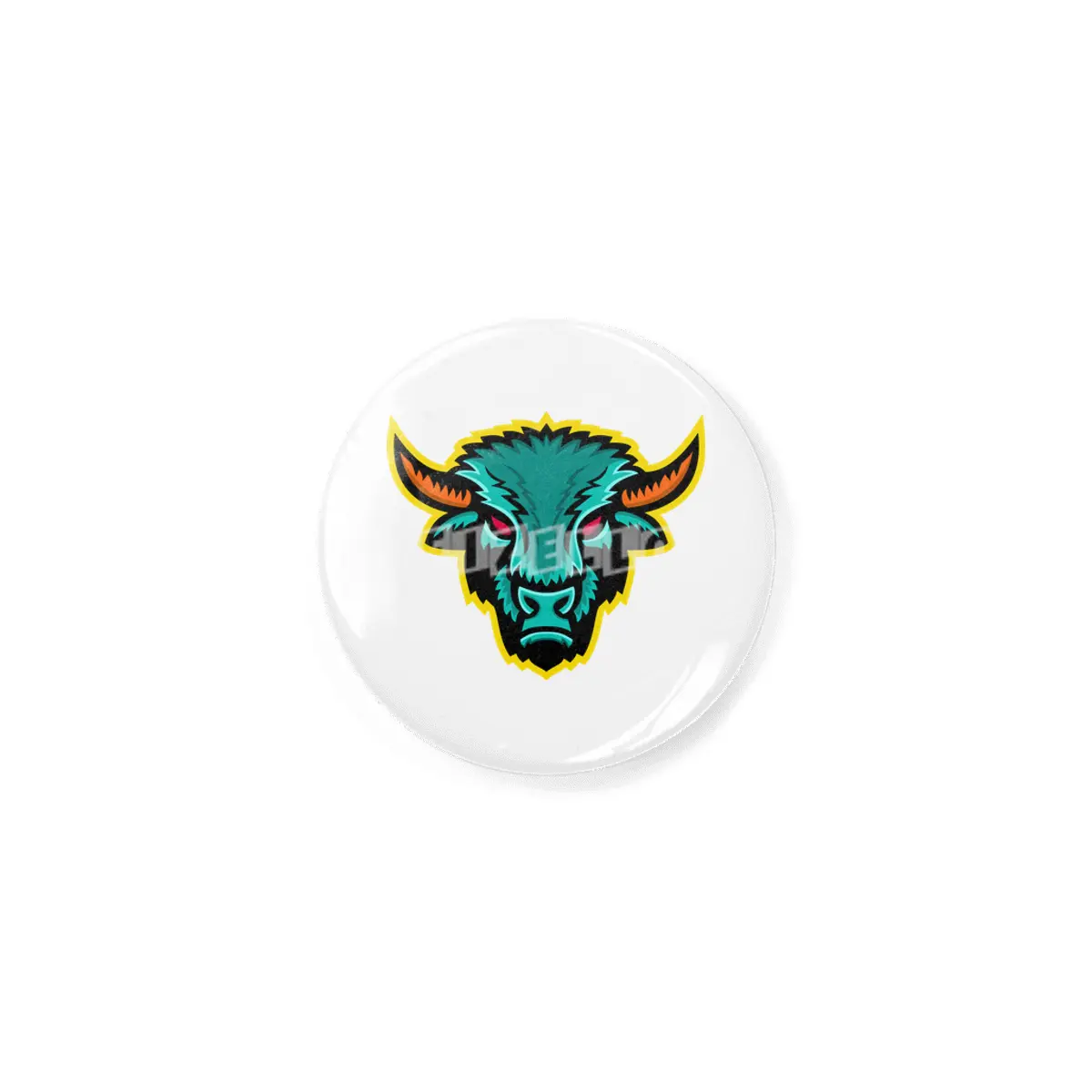 American Bison Head Sports Mascot Rozet
