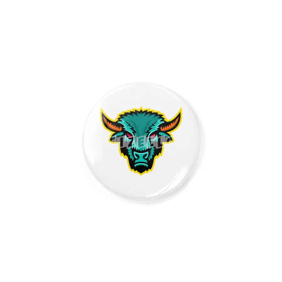 American Bison Head Sports Mascot Rozet