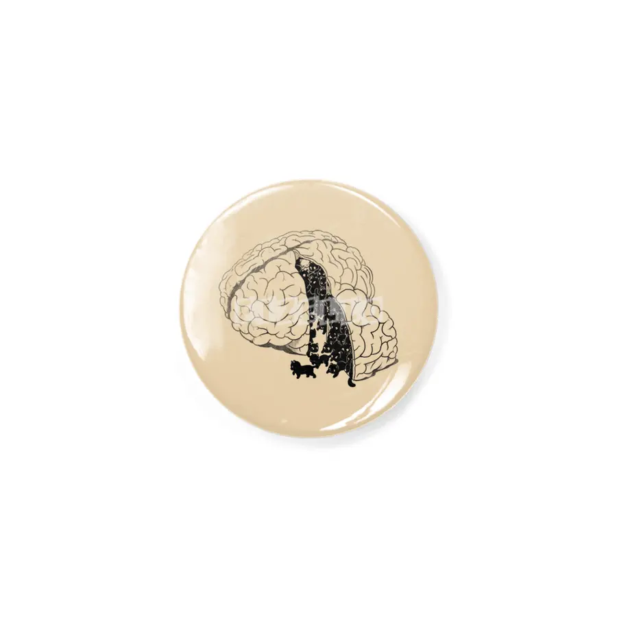 Brain Slice Cats! Rozet