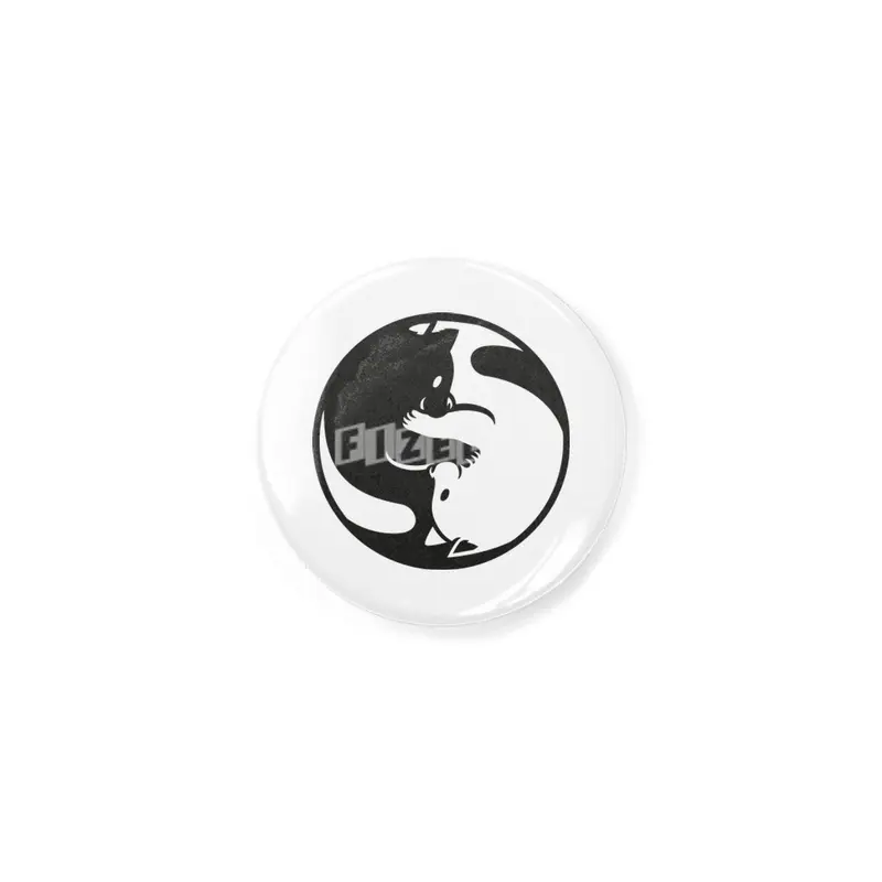 Yin Yang Cat Tao Rozet