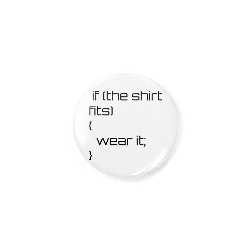 If the shirt fits... Rozet