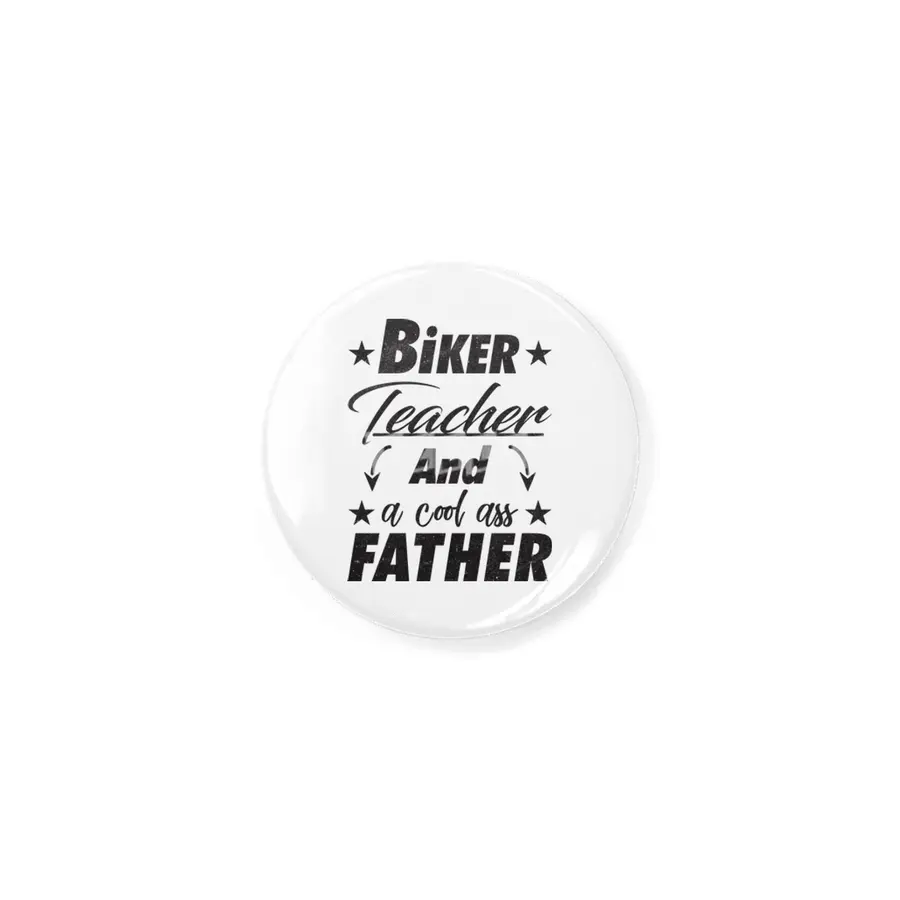 Biker Teacher Father Rozet