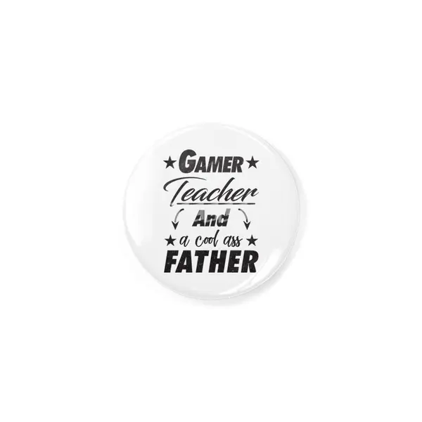 Gamer Teacher Father Rozet