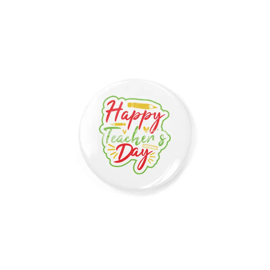 Happy Teacher's Day Rozet