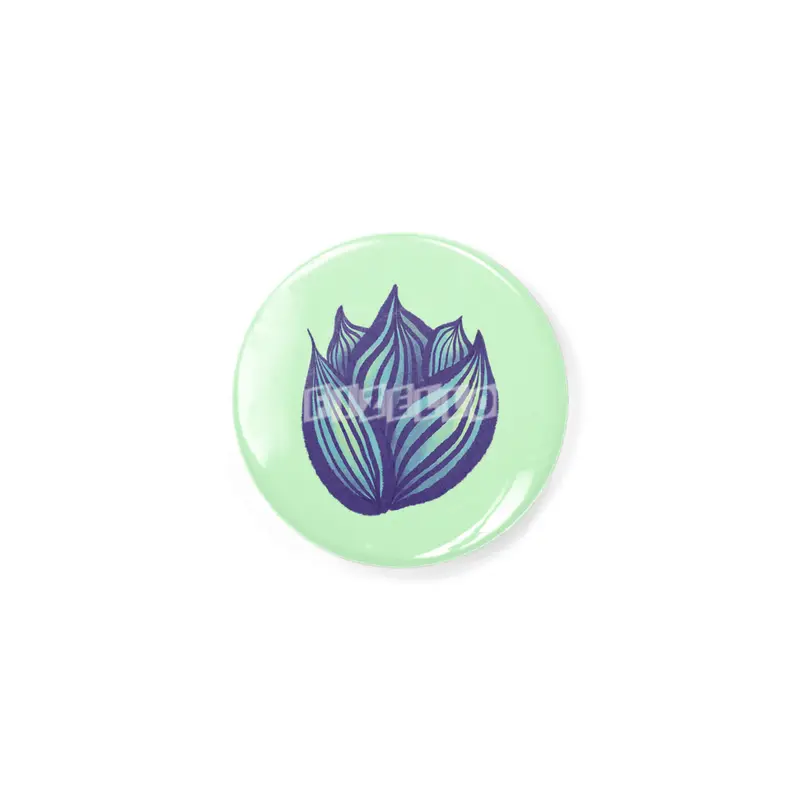Abstract Flower Floral Decorative Art In Purple And Blue Rozet