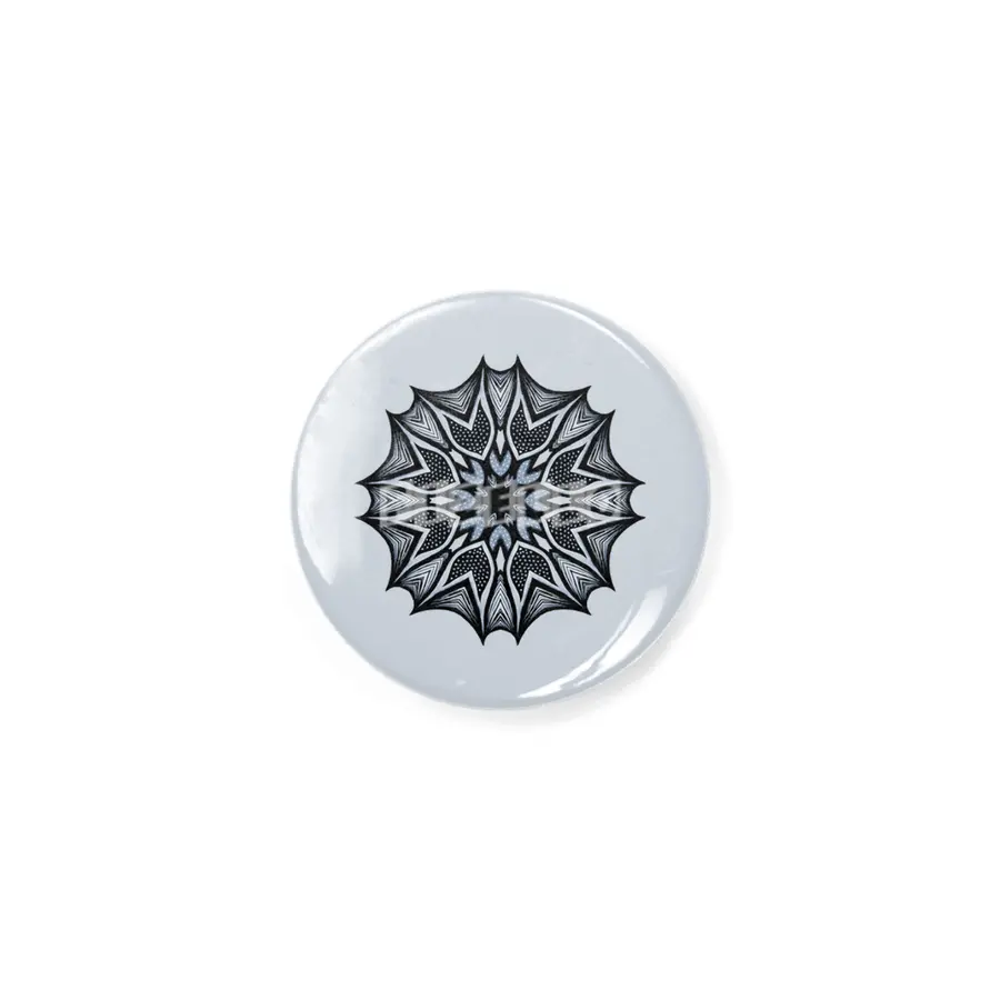 Abstract Flower Mandala With Sharp Petals Decorative Art Rozet