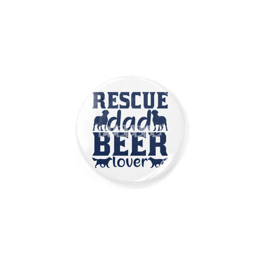 Rescue Dad Beer Lover Rozet