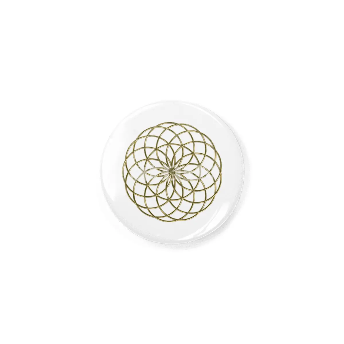 Moon Flower Gold Rozet