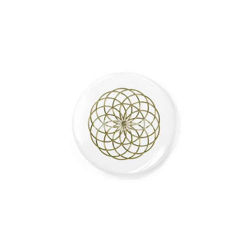 Moon Flower Gold Rozet