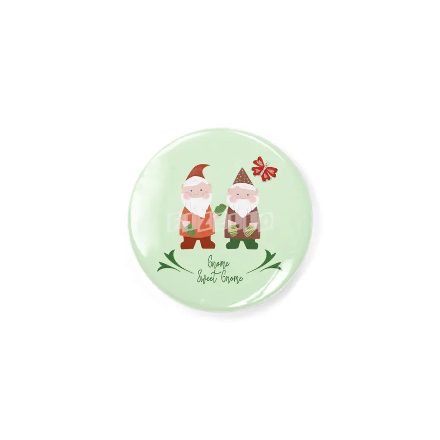 Gnome Sweet Gnome Cute Garden Gnomes Rozet