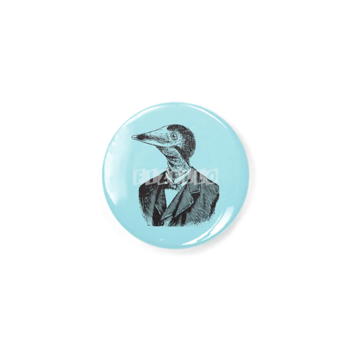 Man Bird Portrait Rozet