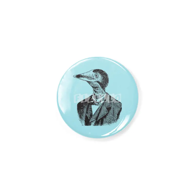 Man Bird Portrait Rozet