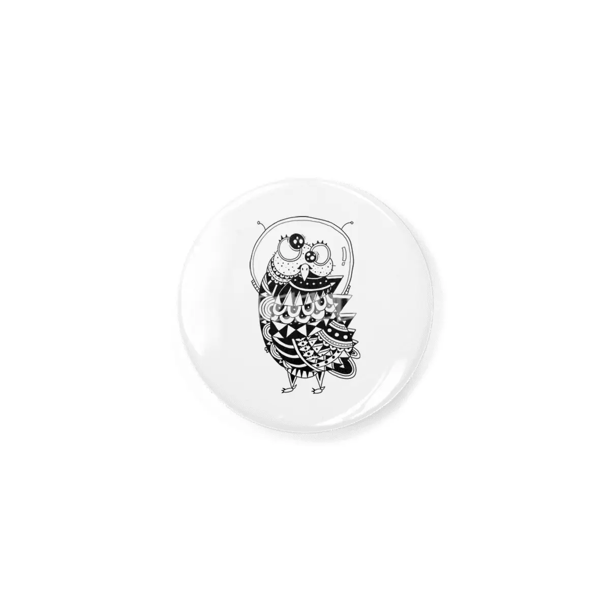 Owl Spaceman Rozet