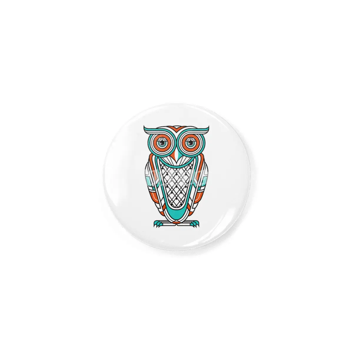 Art Deco Owl Rozet