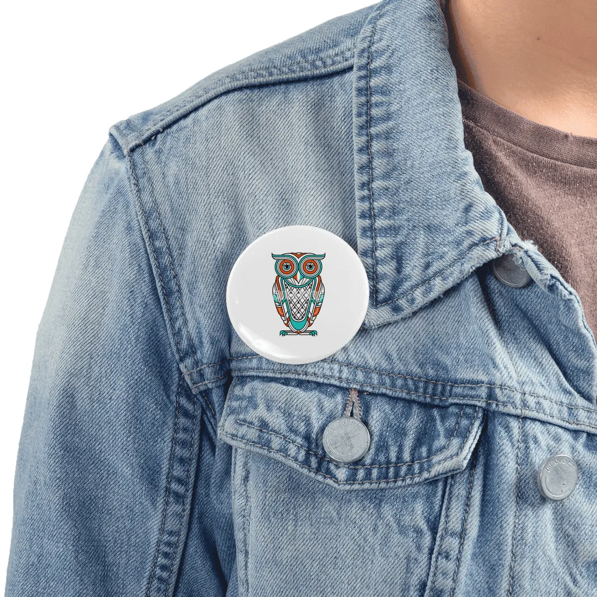 Art Deco Owl Rozet