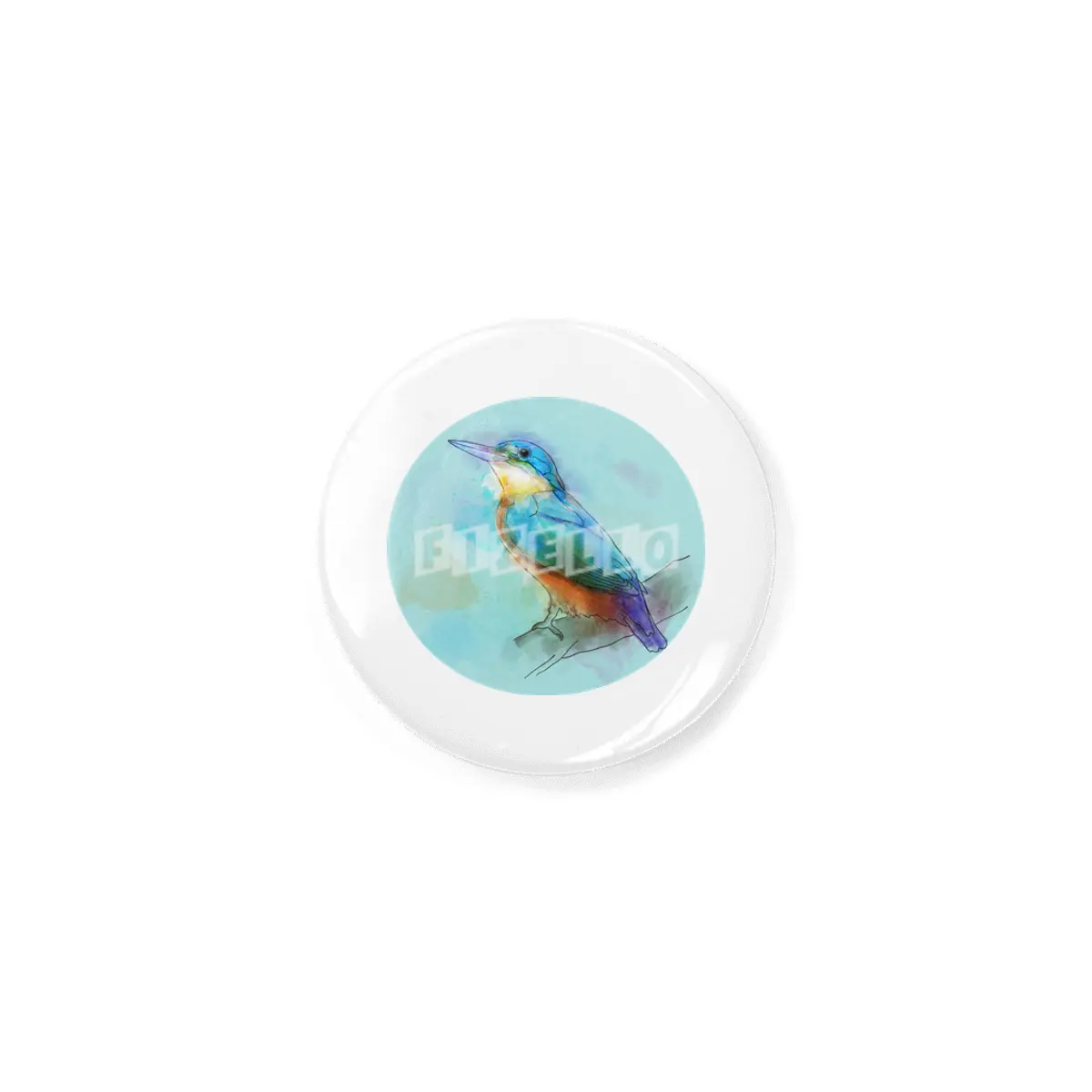 Colorful Kingfish bird Rozet
