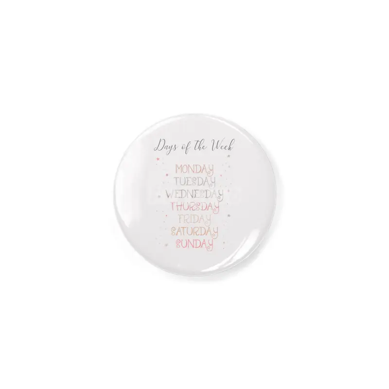 Days of the Week beautiful print for little kids - educational print - Monday to Sunday Rozet