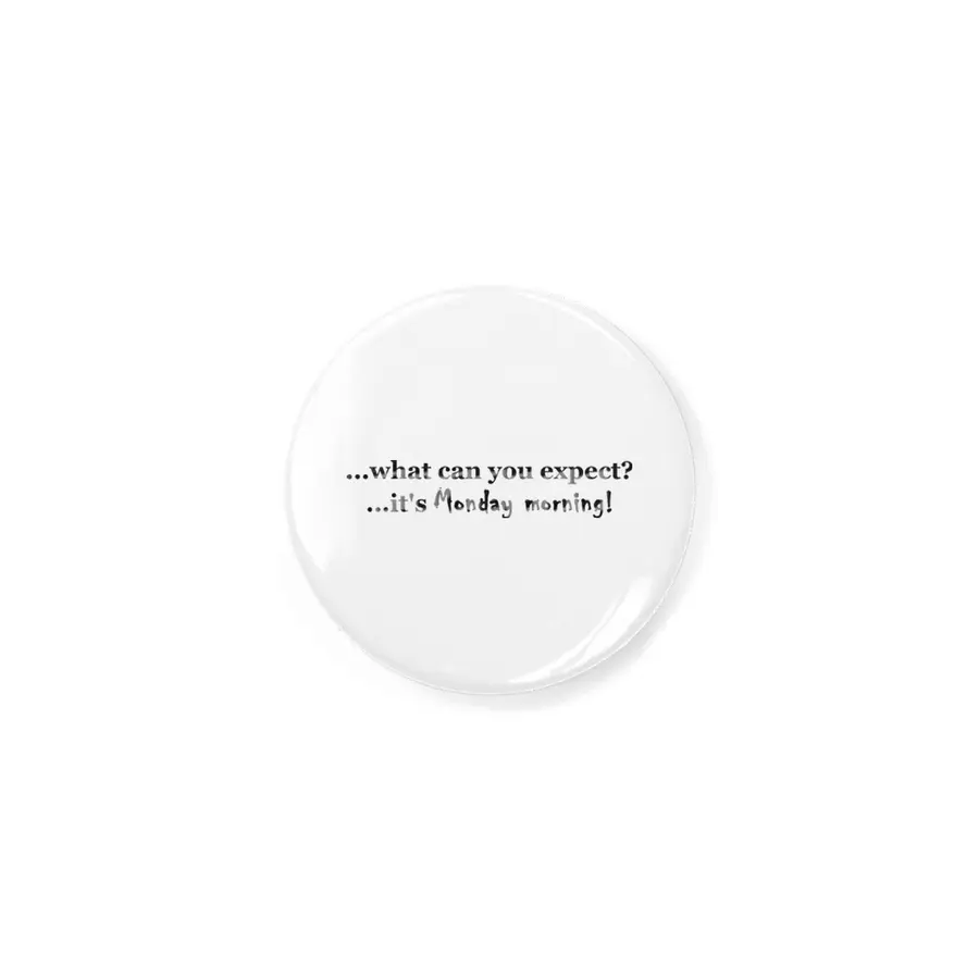 ...what can you expect? it's monday morning! Rozet
