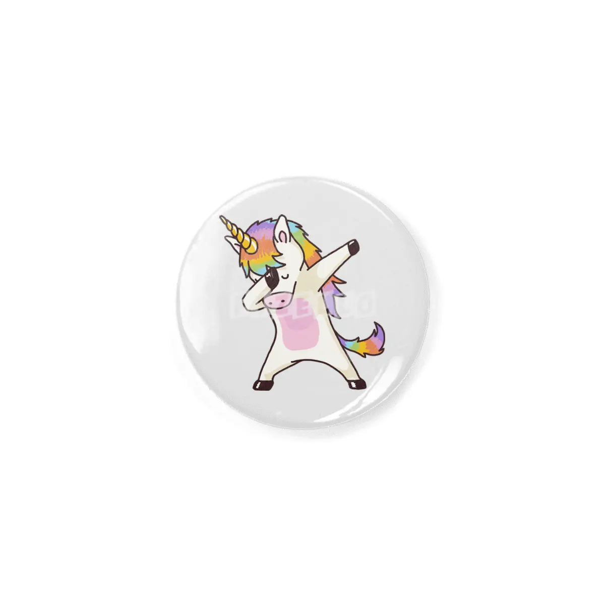 Dabbing Unicorn Shirt Dab Hip Hop Funny Magic Rozet