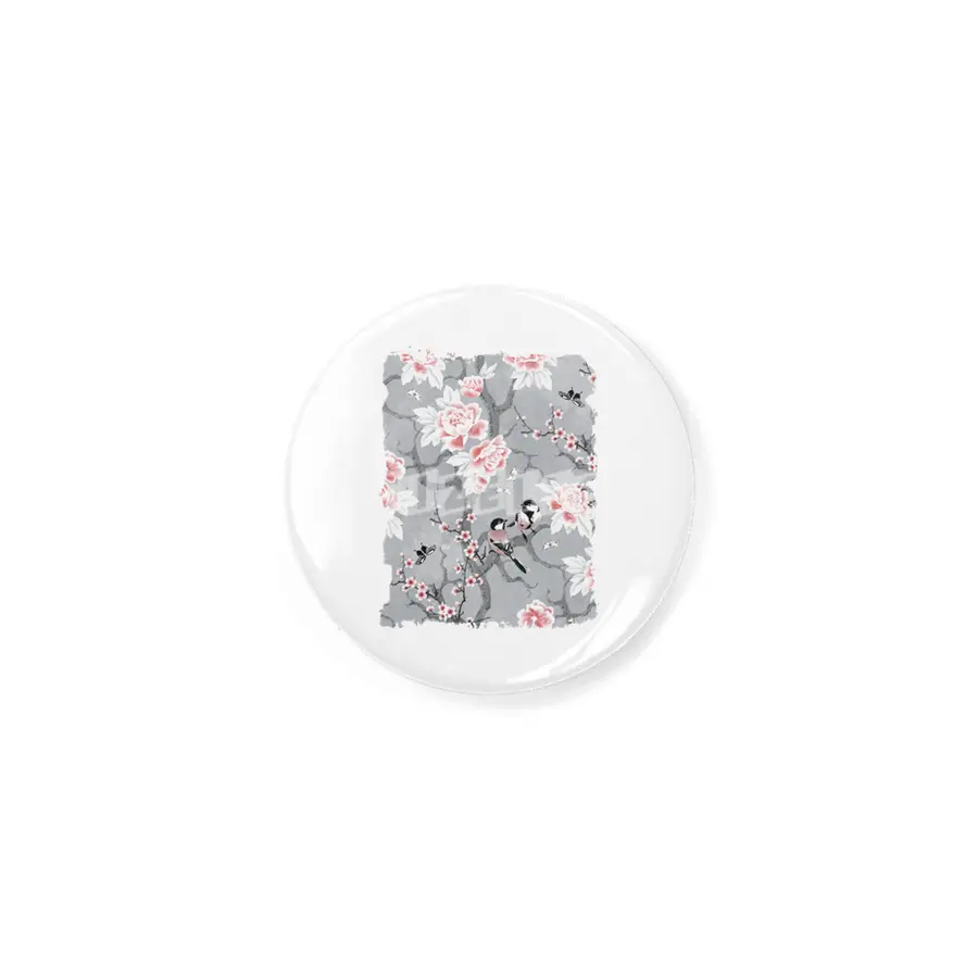 Chinoiserie birds in grey Rozet