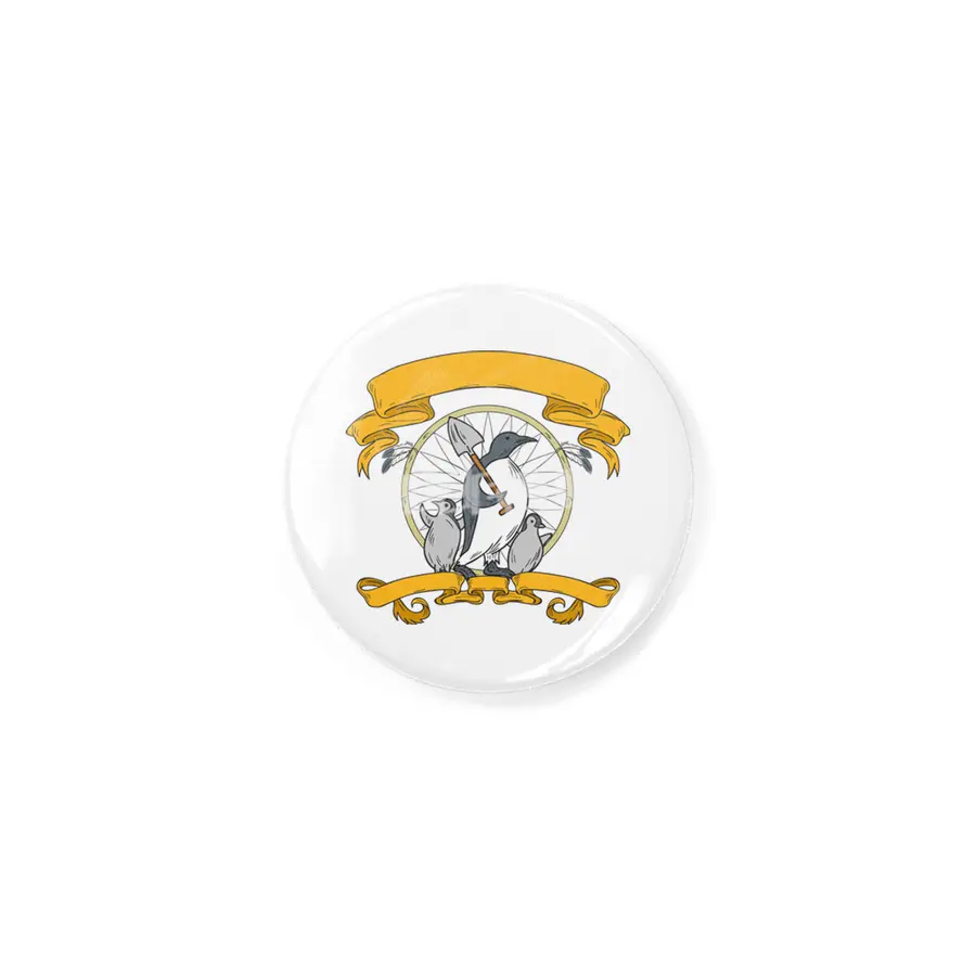 Penguin Shovel Chick Dreamcatcher Drawing Rozet