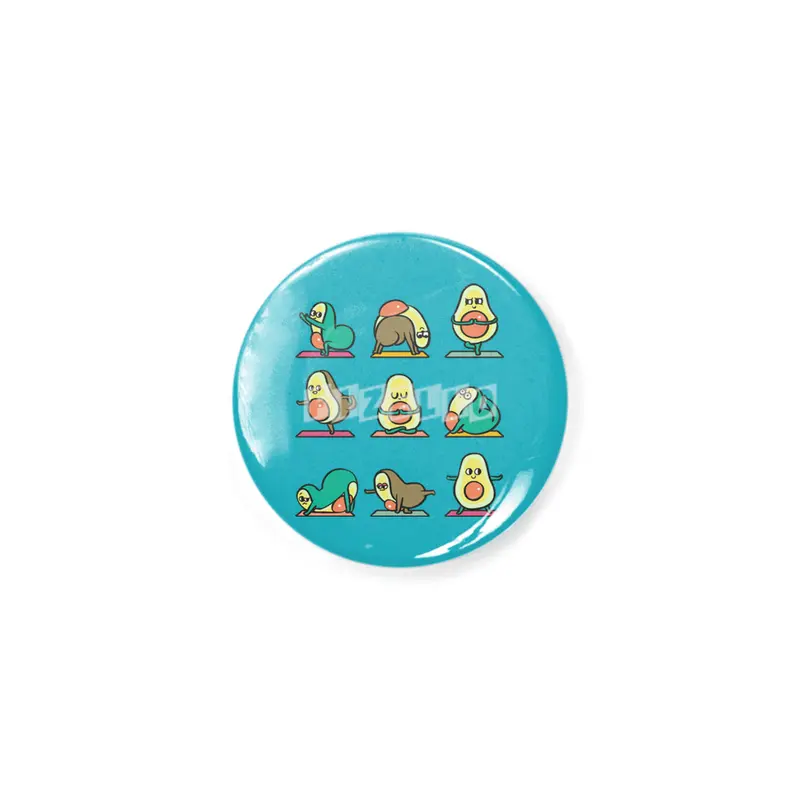 Avocado Yoga for Kids Rozet