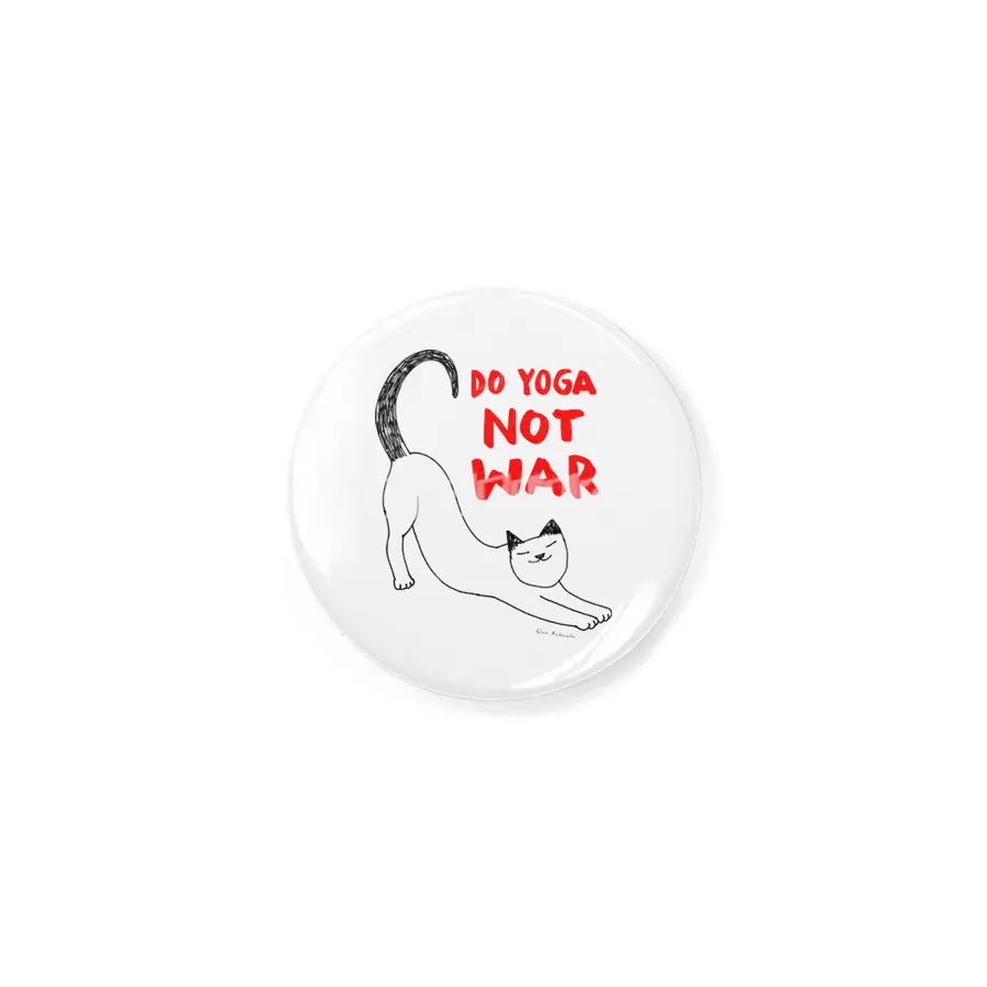 Do yoga not war Cat Rozet
