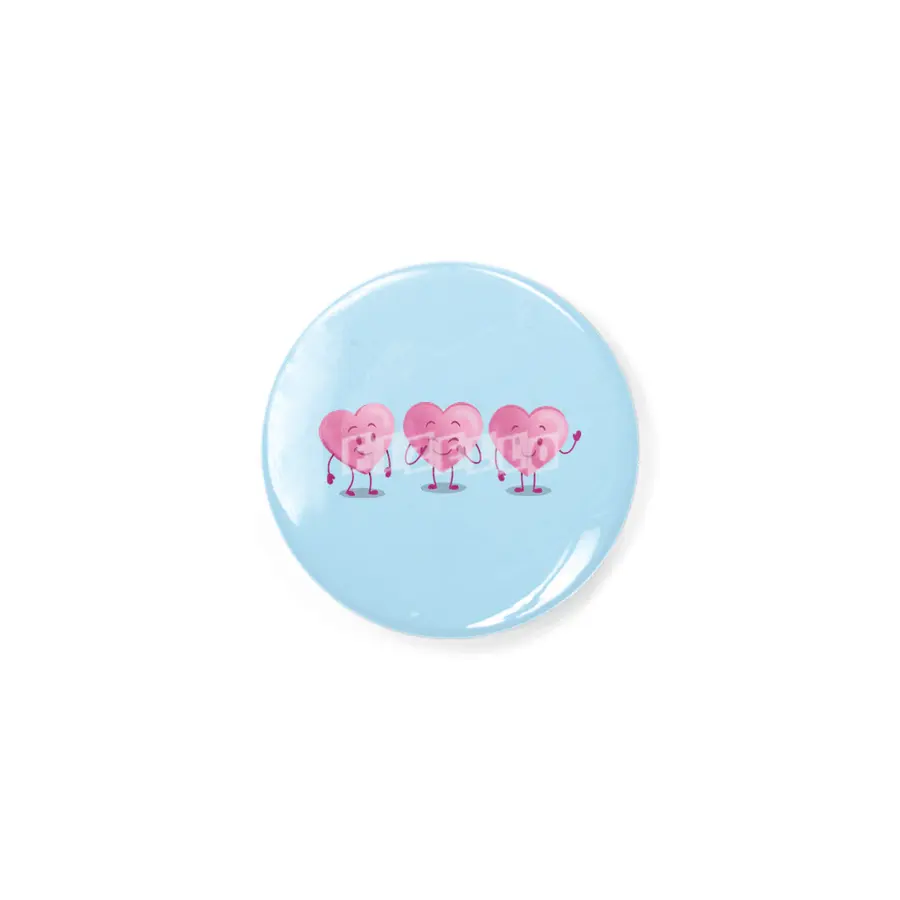 Pink Valentine Candy Hearts Rozet