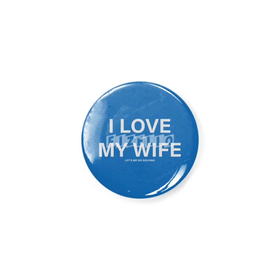 I Love My Wife - Golfing Rozet