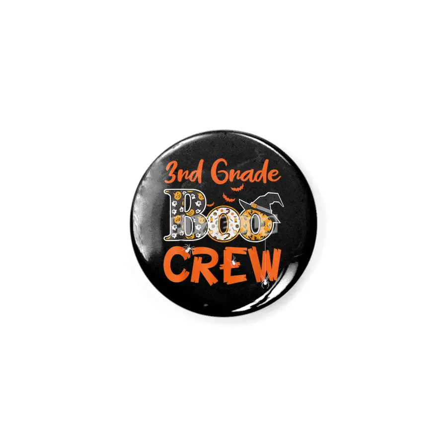 3rd grade boo crew  teacher kids halloween gift Rozet